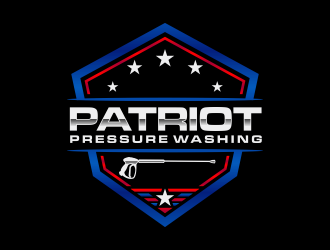 Patriot Pressure Washing logo design by GassPoll
