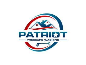 Patriot Pressure Washing logo design by deddy