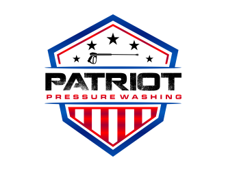 Patriot Pressure Washing logo design by GassPoll