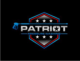 Patriot Pressure Washing logo design by dodihanz