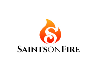 SaintsOnFire logo design by jaize
