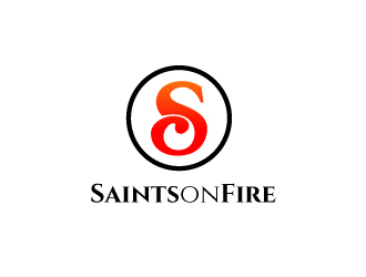SaintsOnFire logo design by jaize
