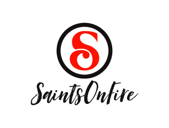 SaintsOnFire logo design by aryamaity
