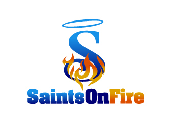 SaintsOnFire logo design by aRBy