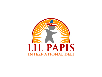 LIL PAPIS INTERNATIONAL DELI logo design concepts #2