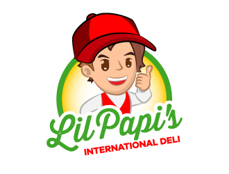 LIL PAPIS INTERNATIONAL DELI logo design concepts #13