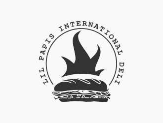 LIL PAPIS INTERNATIONAL DELI logo design by berkahnenen