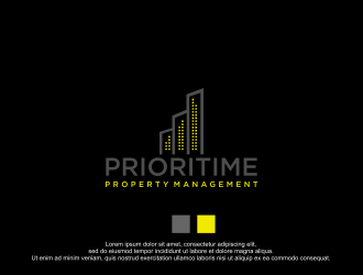 Prioritime Property Management logo design by bebekkwek