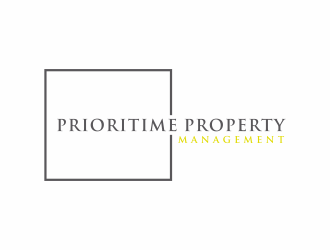 Prioritime Property Management logo design by menanagan