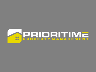 Prioritime Property Management logo design by Gwerth