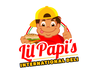 LIL PAPIS INTERNATIONAL DELI logo design by Kirito