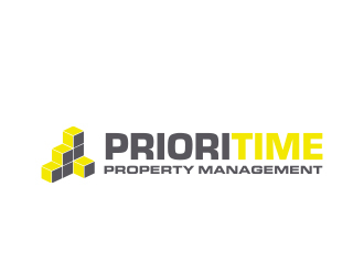 Prioritime Property Management logo design by MarkindDesign