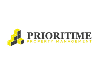 Prioritime Property Management logo design by MarkindDesign