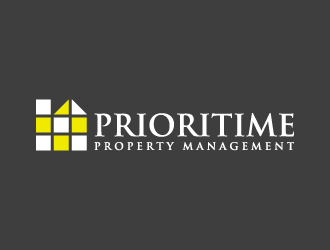 Prioritime Property Management logo design by denfransko