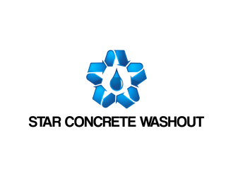 Star Concrete Washout logo design concepts #2