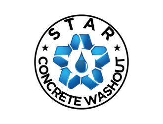 Star Concrete Washout logo design concepts #4