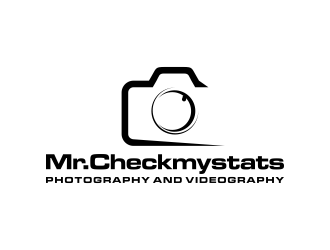 Mr.Checkmystats photography and videography logo design by dodihanz
