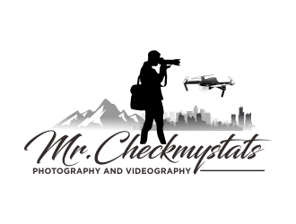 Mr.Checkmystats photography and videography logo design by qqdesigns