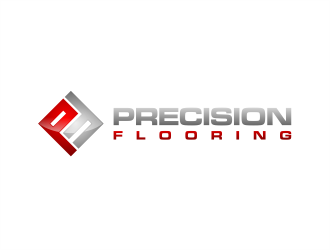 Precision Flooring logo design by evdesign