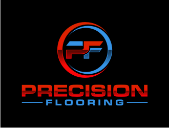 Precision Flooring logo design by puthreeone