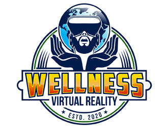 Wellness Virtual Reality  logo design by MAXR