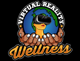 Wellness Virtual Reality  logo design by DreamLogoDesign