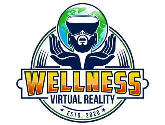 Wellness Virtual Reality  logo design by MAXR