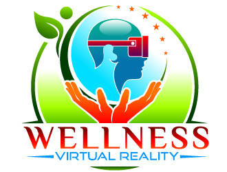 Wellness Virtual Reality  logo design by Suvendu