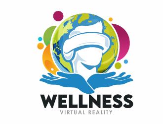 Wellness Virtual Reality  logo design by Suvendu