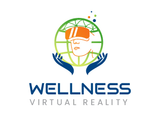 Wellness Virtual Reality  logo design by lbdesigns