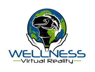 Wellness Virtual Reality  logo design by aRBy