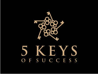 5 Keys of Success logo design by uptogood