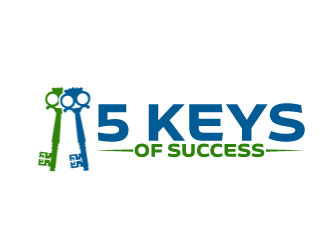 5 Keys of Success logo design by AamirKhan