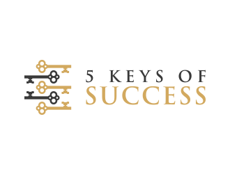 5 Keys of Success logo design by lexipej