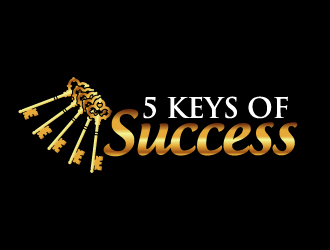 5 Keys of Success logo design by AamirKhan