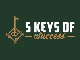 5 Keys of Success logo design by MAXR