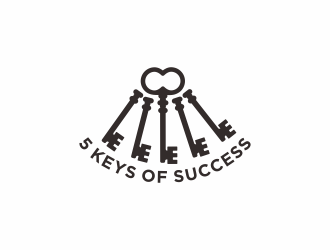 5 Keys of Success logo design by Zeratu
