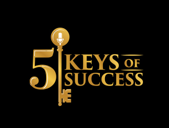 5 Keys of Success logo design by MarkindDesign