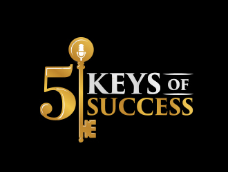 5 Keys of Success logo design by MarkindDesign
