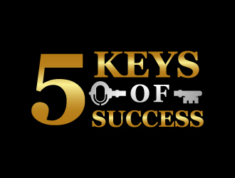 5 Keys of Success logo design by labo