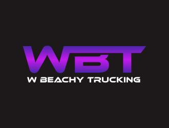 W Beachy Trucking logo design by Greenlight