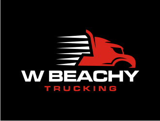 W Beachy Trucking logo design by Franky.