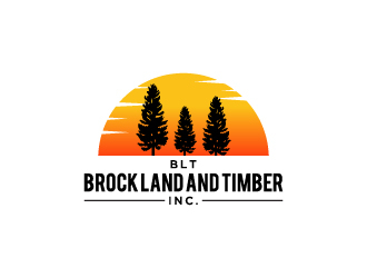 Brock Land and Timber logo design by Creativeminds