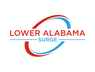 Lower Alabama (L.A.)  Surge logo design by Franky.