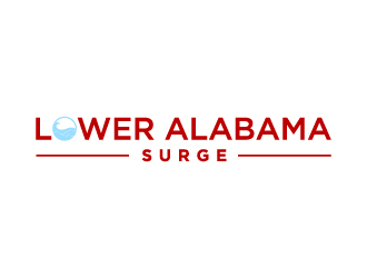 Lower Alabama (L.A.)  Surge logo design by cybil