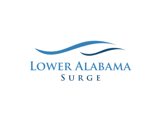 Lower Alabama (L.A.)  Surge logo design by asyqh