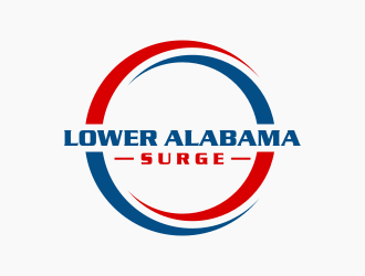 Lower Alabama (L.A.)  Surge logo design by berkahnenen