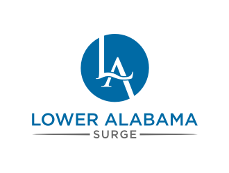 Lower Alabama (L.A.)  Surge logo design by KQ5
