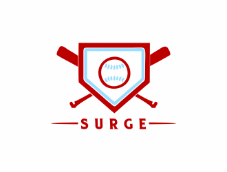 Lower Alabama (L.A.)  Surge logo design by Mahrein