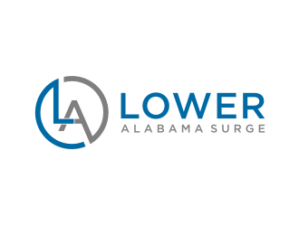 Lower Alabama (L.A.)  Surge logo design by KQ5